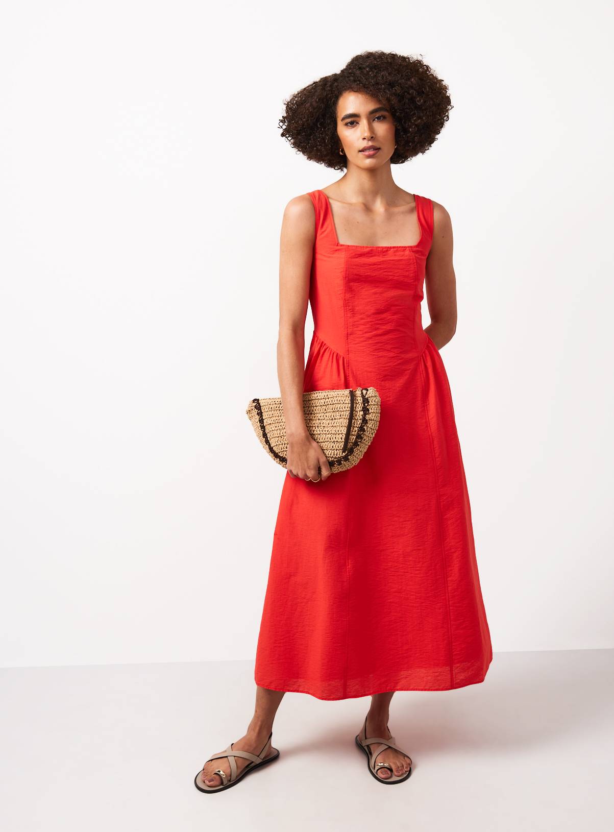 Red Midi Tennis Dress 16 - Image 1
